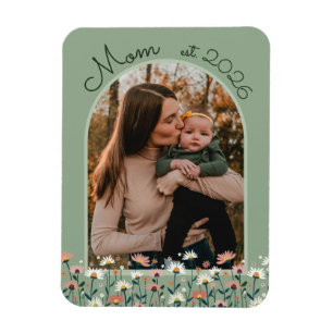 Boho-Mama etablierte salbeigrüne benutzerdefiniert Magnet