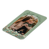 Boho-Mama etablierte salbeigrüne benutzerdefiniert Magnet (Linke Seite)