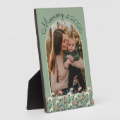 Boho-Mama etablierte salbeigrüne Foto Fotoplatte (Seite)