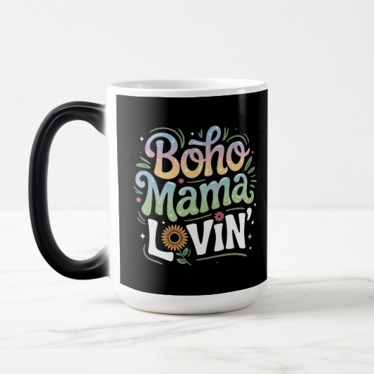 Boho Mama Lovin Black Tasse (Links)