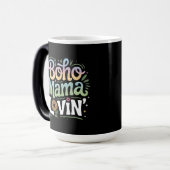 Boho Mama Lovin Black Tasse (Vorderseite Links)