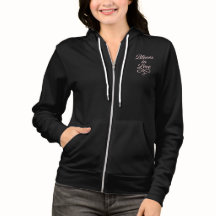 Boho Mandala Blüht in Liebe Zip Hoodie