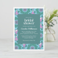 Boho Mandala Blume Colorful Groovy Brautparty