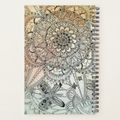 Boho Mandala Bohemisch Art Planer (Rückseite)