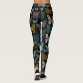 Boho Mandala Butterflies Leggings (Rückseite)