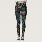 Boho Mandala Butterflies Leggings (Vorderseite)