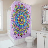 Boho Mandala Duschvorhang (Beispiel)