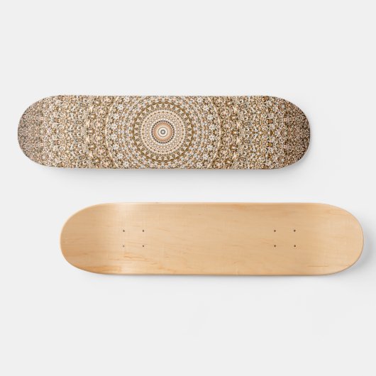 Boho Mandala Geometric Skateboard (Horizontal)