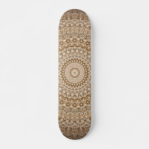 Boho Mandala Geometric Skateboard