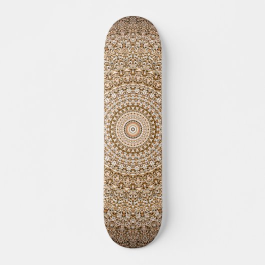 Boho Mandala Geometric Skateboard (Vorne)