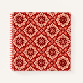 Boho Mandala Geometrisches Muster Notizblock