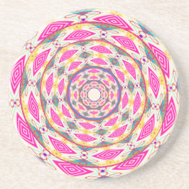 Boho Mandala Getränkeuntersetzer