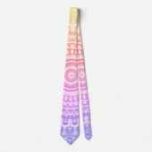 Boho Mandala Krawatte (Vorderseite)