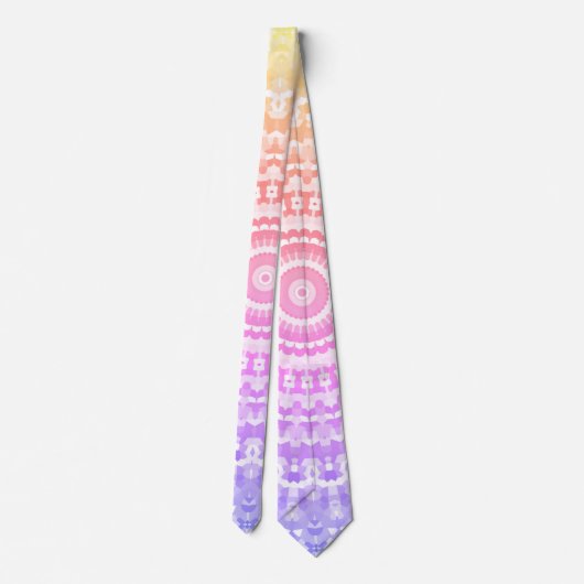 Boho Mandala Krawatte (Rückseite)
