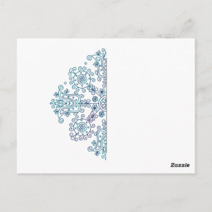 Boho Mandala Postkarte