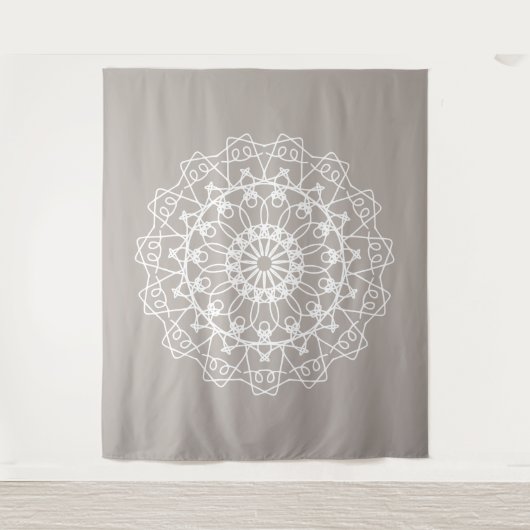Boho Mandala Uni Dorm Wall Hanging Wandteppich (Vorderseite)