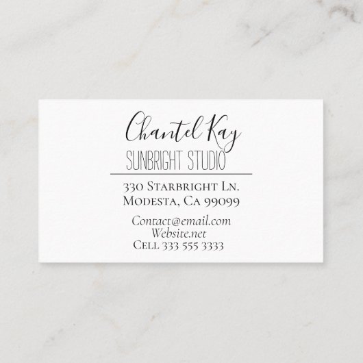 Boho Mandala Watercolor Business Card Terminkarte (Rückseite)