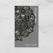 Boho Mandala Yoga Visitenkarte (Rückseite)