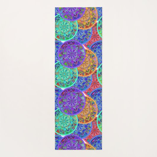 Boho Mandalases | Beautiful Yogamatte (Rückseite)