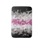 Boho Marble Abstrakte Librafeminine Pride Flag Badematte (Vorderseite Vertikal)