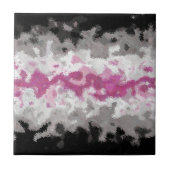 Boho Marble Abstrakte Librafeminine Pride Flag Fliese (Vorderseite)