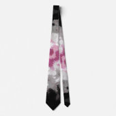 Boho Marble Abstrakte Librafeminine Pride Flag Krawatte (Vorderseite)