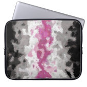 Boho Marble Abstrakte Librafeminine Pride Flag Laptopschutzhülle (Vorderseite)