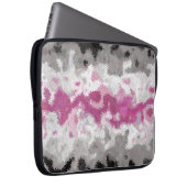 Boho Marble Abstrakte Librafeminine Pride Flag Laptopschutzhülle (Vorne Rechts)