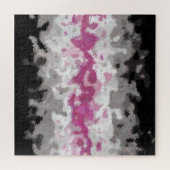 Boho Marble Abstrakte Librafeminine Pride Flag Puzzle (Horizontal)