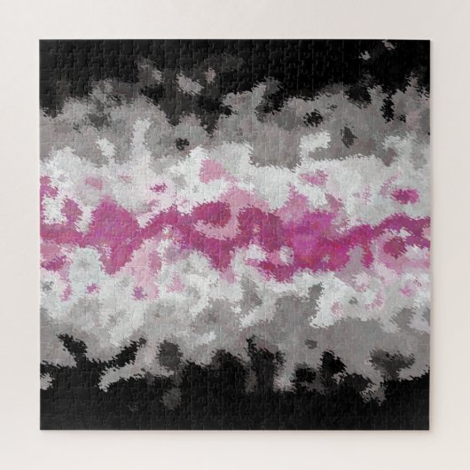 Boho Marble Abstrakte Librafeminine Pride Flag Puzzle (Vertikal)
