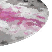 Boho Marble Abstrakte Librafeminine Pride Flag Schneidebrett (Ecke)
