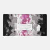 Boho Marble Abstrakte Librafeminine Pride Flag Schreibtischunterlage (Tastatur & Maus)