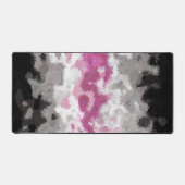 Boho Marble Abstrakte Librafeminine Pride Flag Schreibtischunterlage (Vorderseite)