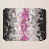Boho Marble Abstrakte Librafeminine Pride Flag Sherpadecke (Vorderseite (Horizontal))