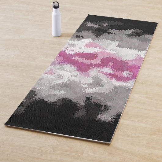 Boho Marble Abstrakte Librafeminine Pride Flag Yogamatte (Beispiel)