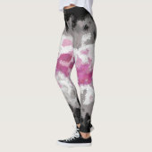 Boho-Marmoriertes abstraktes Librafeminine-Stolzfl Leggings (Links)