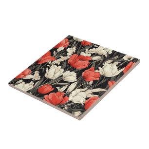 Boho marokkanische Tulip Keramik Fliesen für Bath