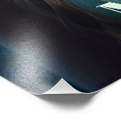 *~* Boho MÄRZ AP53 AQUAMARINE-Adresse Fotodruck (Ecke)