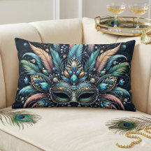 Boho-Masquerade-Feder-Schmuckmaske