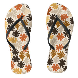 Boho Matisse Blumenmuster  Badesandalen