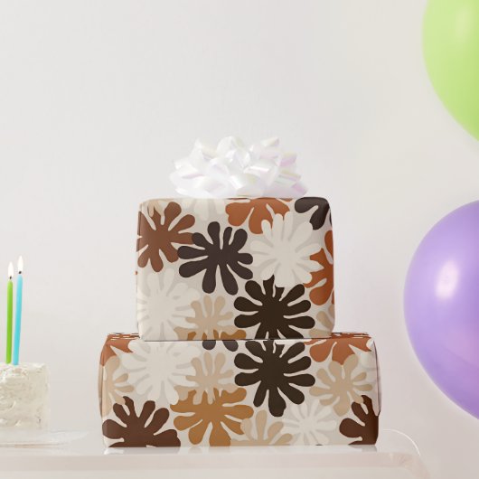 Boho Matisse Blumenmuster Geschenkpapier (Partygeschenke)