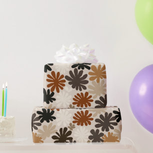 Boho Matisse Blumenmuster Geschenkpapier