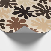 Boho Matisse Blumenmuster Geschenkpapier (Ecke)