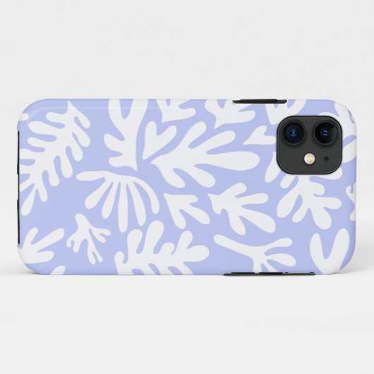 Boho Matisse Botanical Shapes Lila Case-Mate iPhone Hülle (Rückseite (Horizontal))