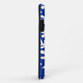 Boho Matisse botanische Formen Muster Blau Case-Mate iPhone Hülle (Hinten/Rechts)