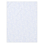 Boho Matisse Botanische Formen Muster Blau Tischdecke (Vorderseite)