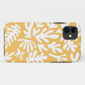 Boho Matisse Botanische Formen Muster Gelb Case-Mate iPhone Hülle (Rückseite (Horizontal))