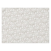Boho Matisse botanische Formen Muster Grau Tischdecke (Vorderseite (Horizontal))