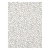 Boho Matisse botanische Formen Muster Grau Tischdecke (Vorderseite)