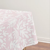 Boho Matisse Botanische Formen Muster rosa Tischdecke (Beispiel)